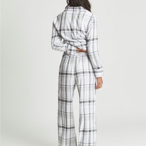 Imogen Check Long Sleeve Sleep Shirt - Picture 4 of 5